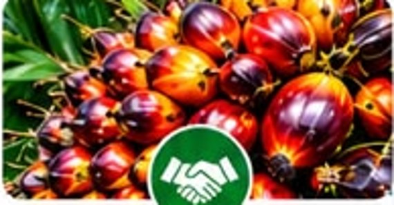 Fresh oil palm fruit bunches